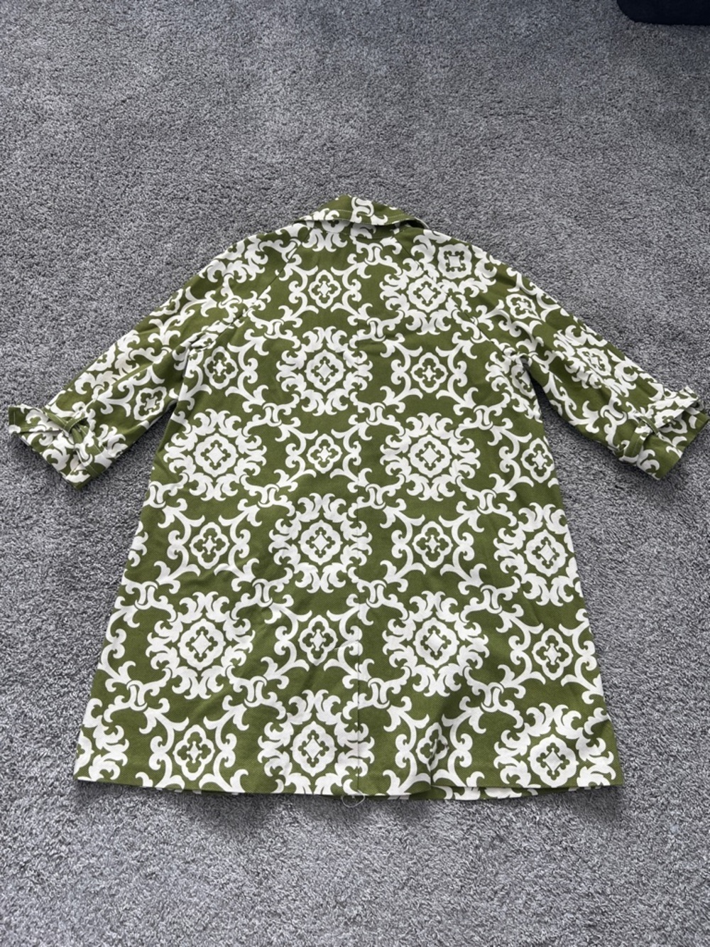 Tommy Bahama Tommy Women's Melon Drop Wrought Iron Topper Car Coat - Size 10 - Picture 3 of 13